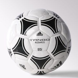 New! Adidas Tango Rosario Training Football - Size 5 - White/Black